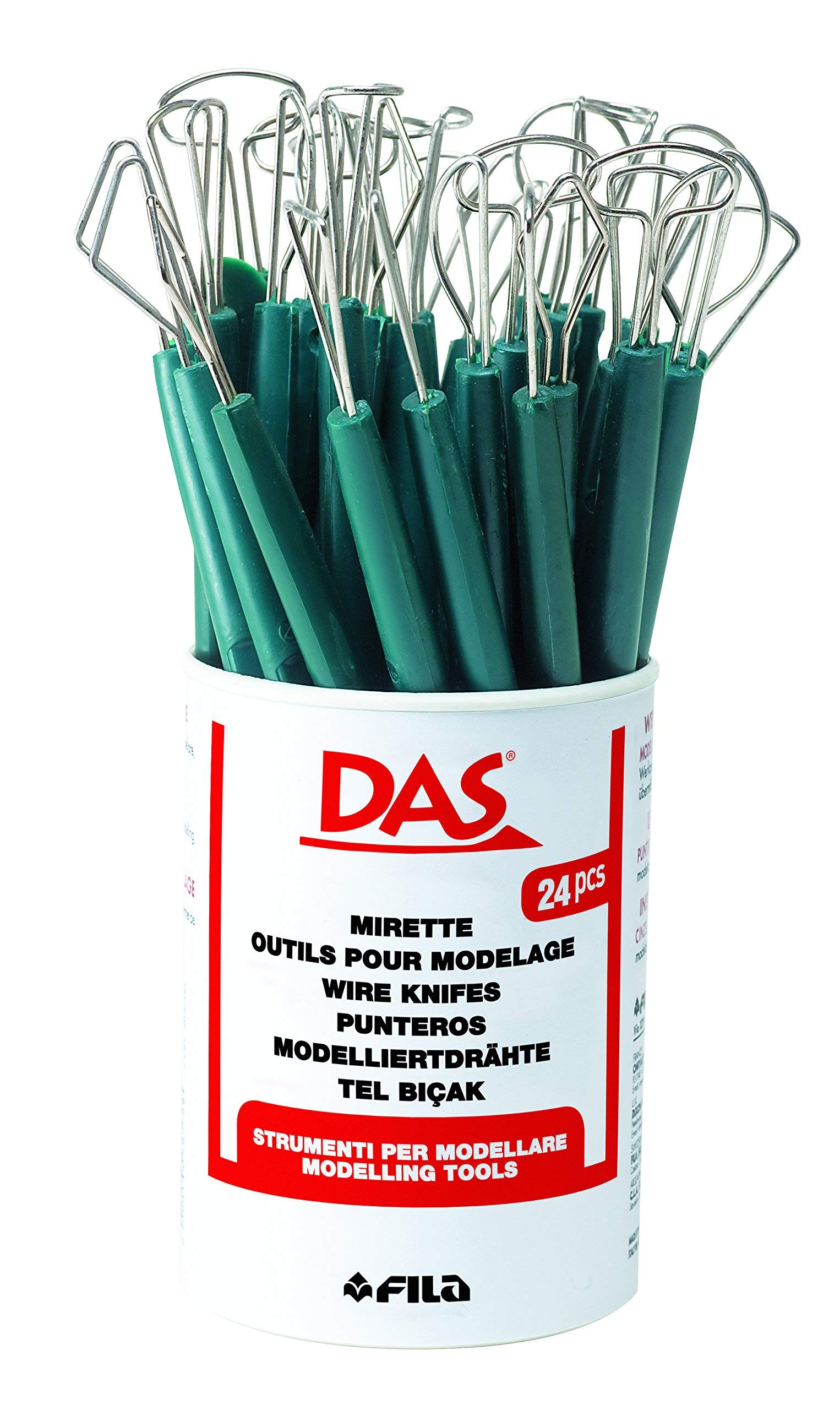 Fila 24-Piece Assorted Design Das Trimming Tools in Tub, Multi-Colour