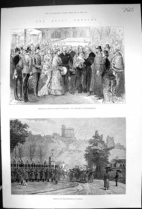 Amazon ヘレンイギリス Queenborough Windsor 18 高貴な結婚式の王女の城 アートフレーム ポスター オンライン通販