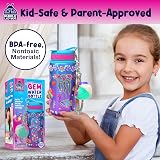 Purple Ladybug Mermaid Water Bottle Craft Kit for Kids 4 5 6 7 8 Years view 4