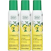 Citrus Magic Limited Edition Odor Eliminating Air Freshener Spray, Limoncello, 3-Ounce, Pack of 3
