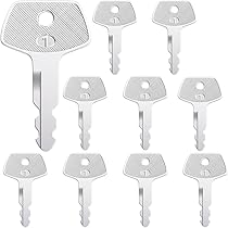 S450 150979A1 Ignition Key, 10 Pack Heavy Equipment Keys fit Case