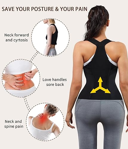 URSEXYLY Women Back Braces Posture Corrector Waist Trainer Vests