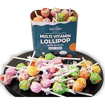 Amazon.com : Andy Anand Low-Calorie Lollipops with Multi Vitamins ...