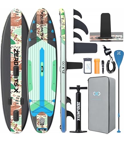 10 ft SUP Stand up paddle board gonflable 320 cm Makani vert
