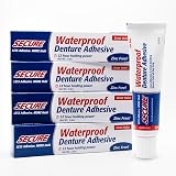Secure Zinc Free Denture Adhesive Cream 1.4 oz 4 Pack
