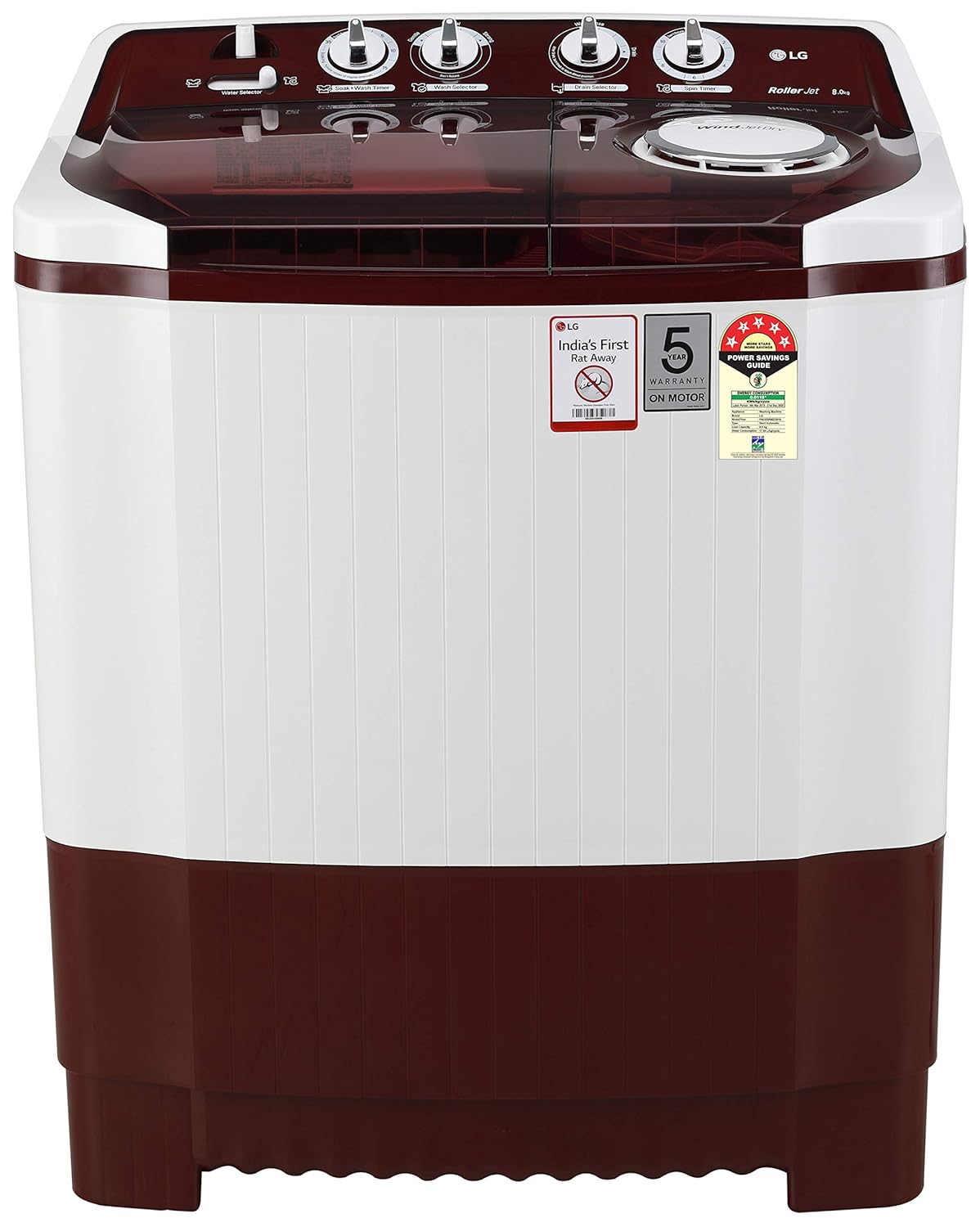 SemiAutomatic Top Loading Washing Machine Onida 7.2 kg Best Price