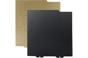 IDEAFORMER IR3 Ideaformer PET PEI Spring Steel Sheet Bed for Bambu Lab A1 Mini， Smooth Carbon Fiber PET+Textured PEI Without Magnetic Build Plate 184x184mm for Bambu Lab A1 Mini