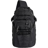 First Tactical Crosshatch Sling Backpack 19L, Shoulder Sling Go Bag for Men and Women