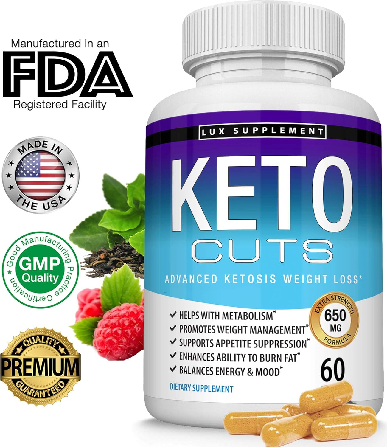 Keto Cuts Pills Ketosis Weight Loss Advanced Best Ultra Fat Burner
