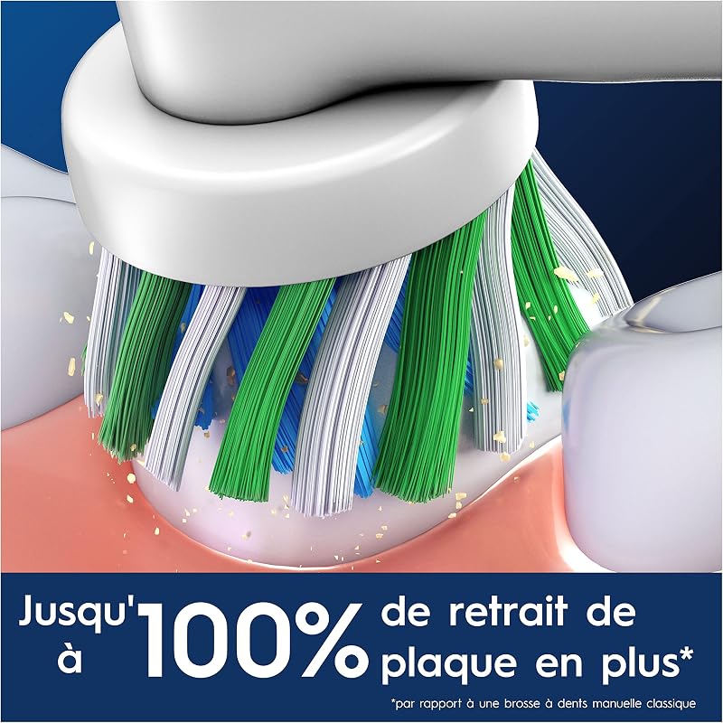 Brossettes de Rechange Cross Action, lot de 12, Blanches