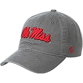 NCAA Mississippi Old Miss Rebels Mens Adjustable Scholarship Hat Charcoal, Mississippi Old Miss Rebels Charcoal, Adjustable, One size