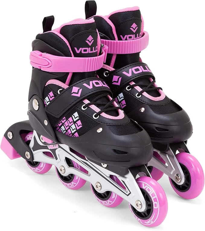 Patins In Line, Vollo Sports, Rosa, Pequeno 