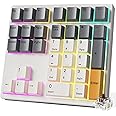 SIKAI CASE 34 Key Mechanical Numpad, Wired Hot Swappable Programmable Number Pad Keyboard USB C 34 Key Numpad for Laptop Edit/PS/Gaming/Data Entry, VIA Support Number Pad for Win, MacBook, PC(RGB)