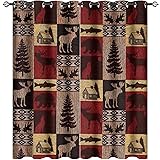 INSFBRB Rustic Cabin Curtains,Vintage Farmhouse