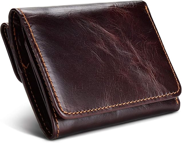 Amazon 三つ折り財布 メンズ 本革 財布 コインケース 小銭入れ 高級 革財布 サイフ Wallet コンパクト Saibo 小銭入れ