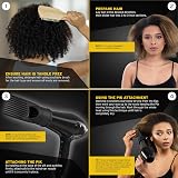 Wahl PowerPik 2 Afro Hair Dryer with Pik Attachment Black view 7