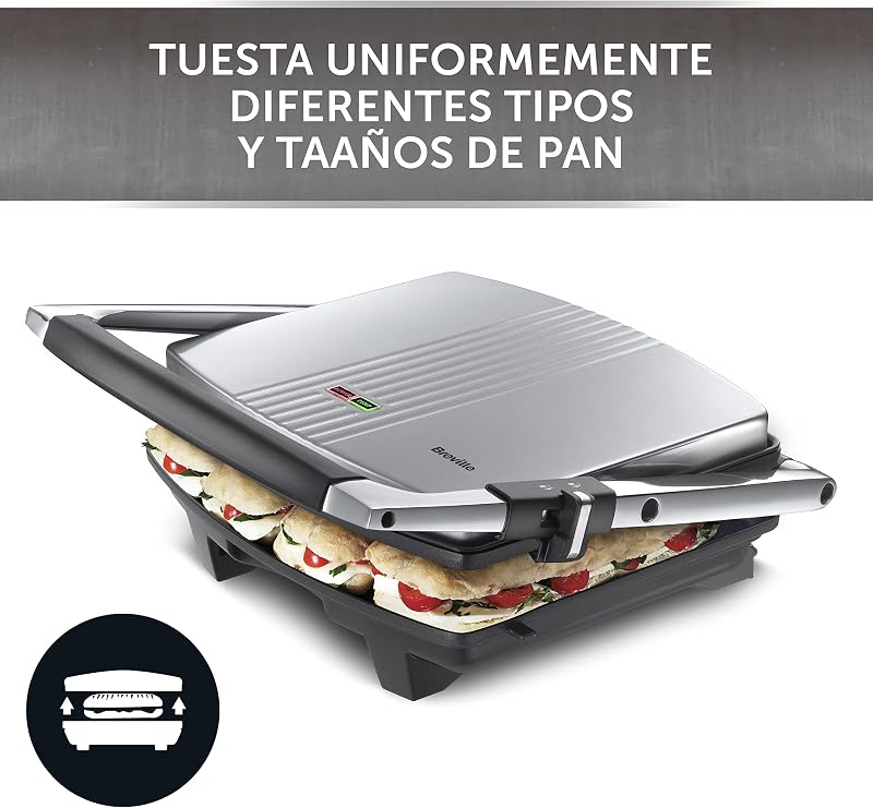 Sandwich/Panini Press & Toastie Maker | 4-Slice | Stainless Steel [VST026X]