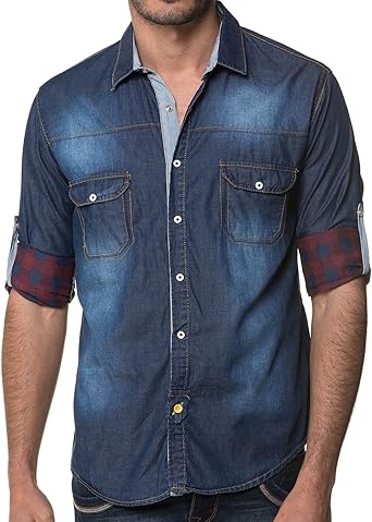 Chemise manche retroussée Clearance