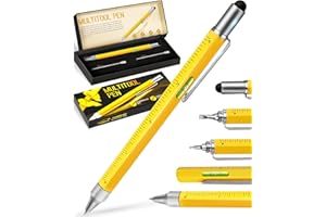 HANPURE Stocking Stuffers for Men, Gifts for Him, Multitool Pen Christmas Birthday Present, Ideas for Guys Husband Who Have Everything, Tools Cool Gadgets Birthday, White Elephant for Adults Women Dad Grandpa