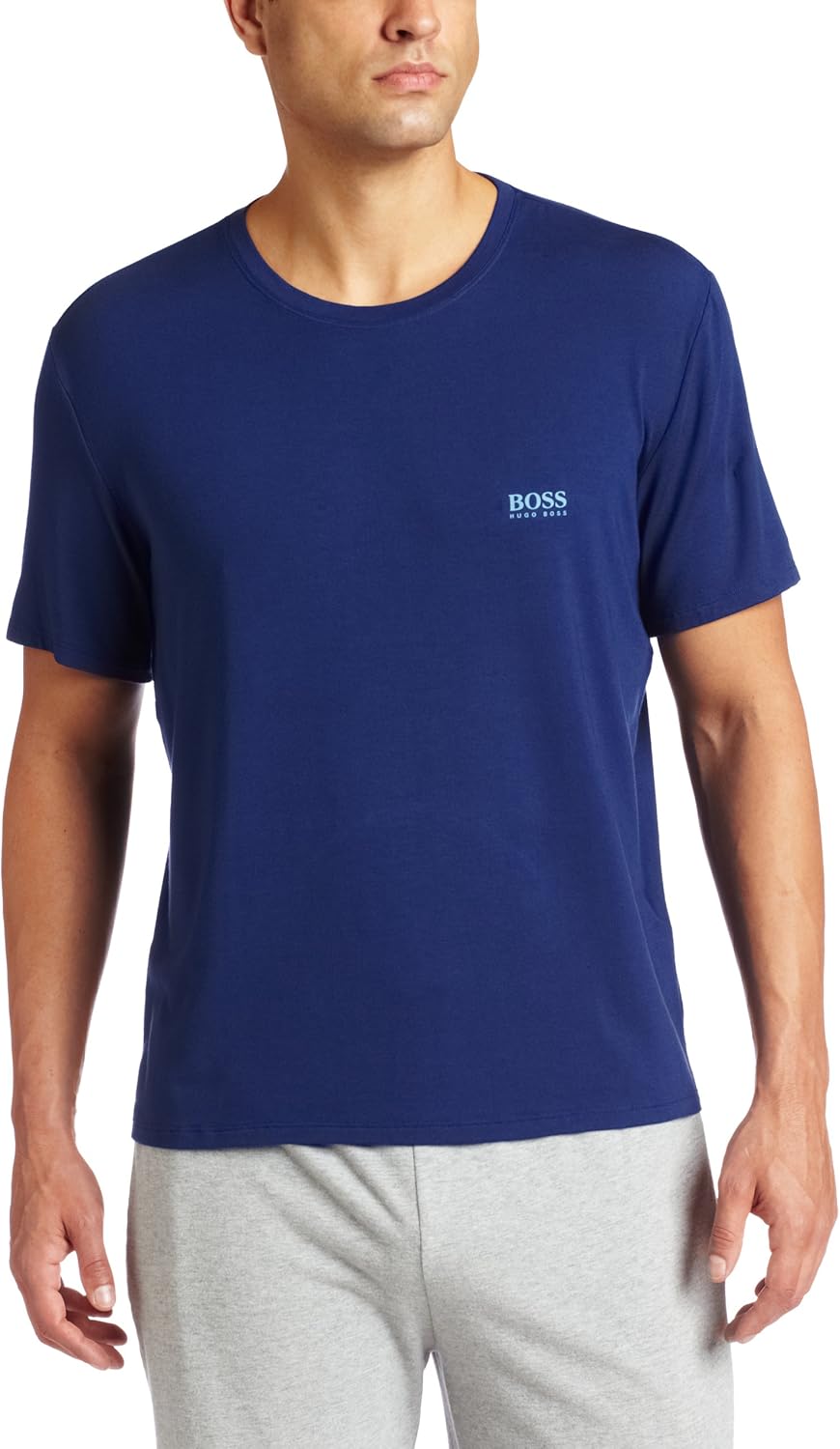 BOSS HUGO BOSS Men's Sleepwear Jersey Modal Short Sleeve Crew Neck