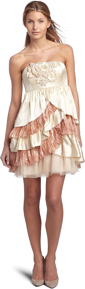 strapless babydoll dress