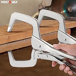MAXPOWER 11-inch Locking C Clamp, Heavy Duty