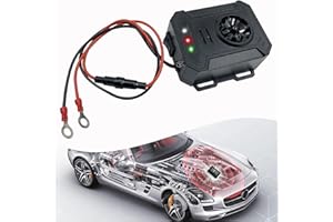 Mouse Repeller Electronic for Car Engine, Car Under Hood Rodent Repeller Squirrel Repeller with Light Strobe, Mice Insect Rep