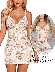 Avidlove Printed Nightgown Baby Doll Nighty for