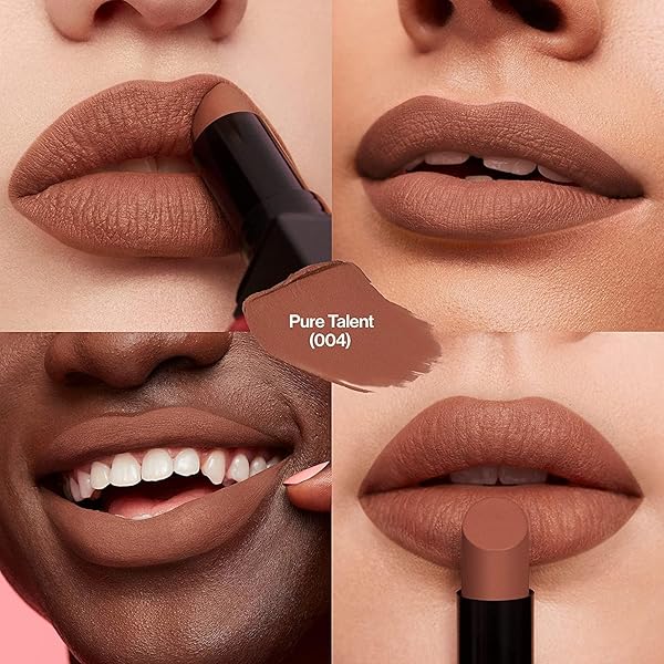 REVLON LIPSTICK, COLORSTAY SUEDE INK, BUILT-IN PRIMER, INFUSED WITH VITAMIN E, WATERPROOF, SMUDGE-PROOF, MATTE COLOR, 004 PURE TALENT, 0.09 OZ.