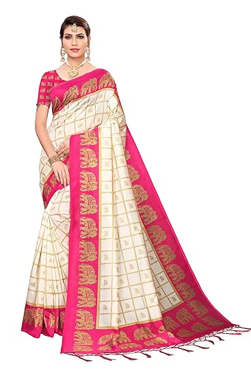 Silk with Blouse Piece Saree