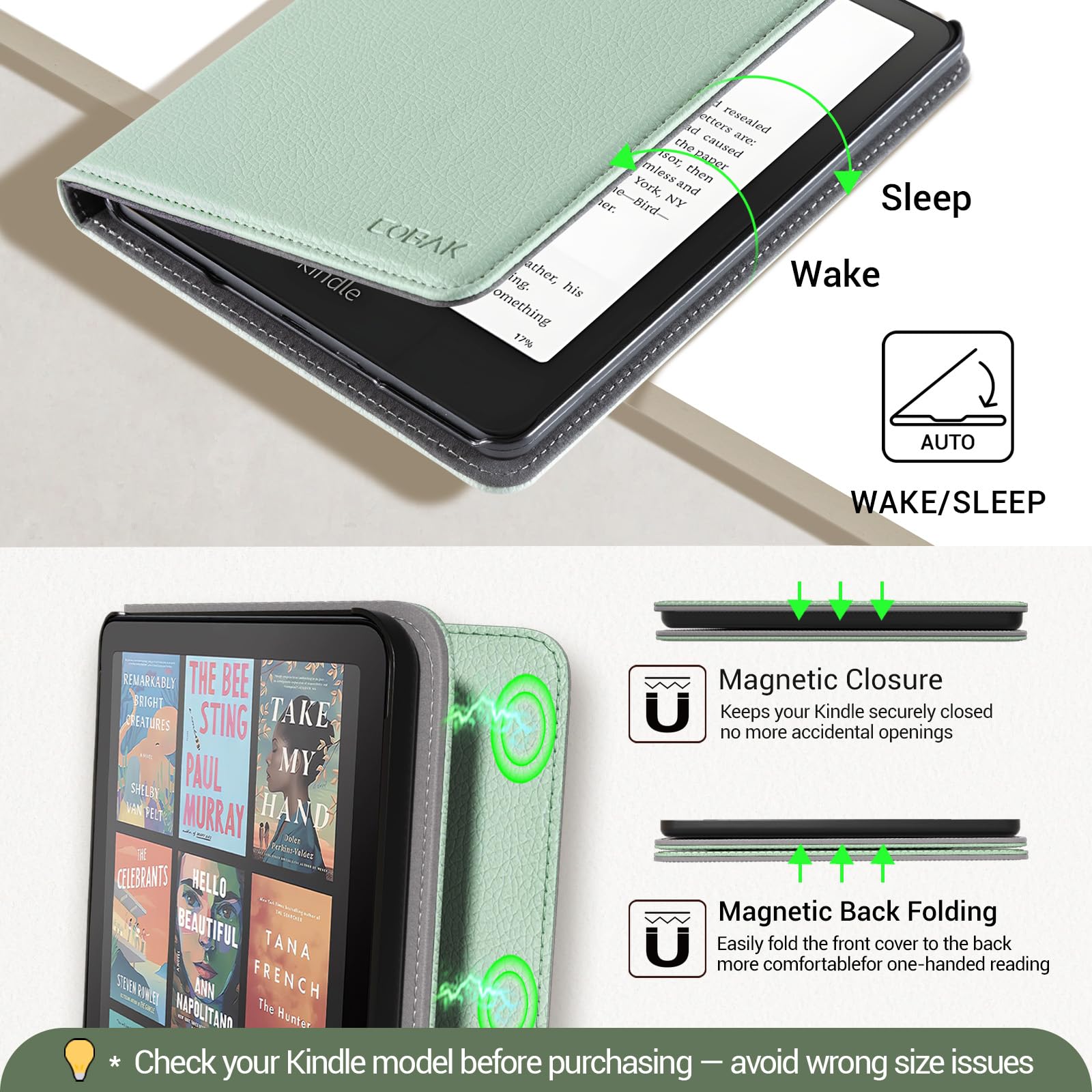 CoBak Stand Case for Kindle Paperwhite 12th Gen (7