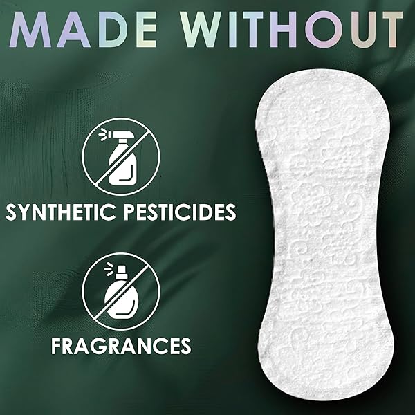 L. ULTRA THIN LINERS FOR WOMEN, REGULAR COVERAGE, ORGANIC COTTON TOP LAYER, UNSCENTED PANTILINERS, 100 COUNT