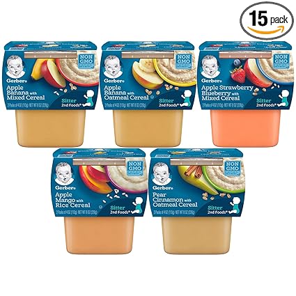 gerber apple banana mixed cereal