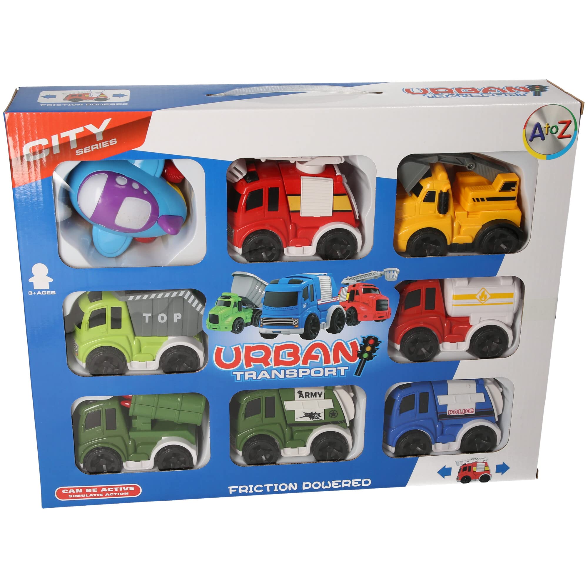 Atoz 2208 Friction Vehicles, Blue