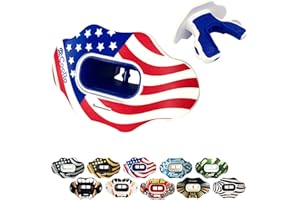 COOLLO SPORTS Football Mouth Guard Lip Guard MAXX/Might Football and High Impact Sports Lip Protector for Adults & Youth (Strap Included)