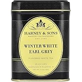 Harney & Sons Winter White Earl Grey Tea, 2 oz loose leaf tea