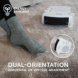 CUQOO 2KW Fan Heater with 2 Heat Settings and Cool Function Upright Electric view 4