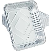 Waytiffer Aluminum Pans 9x13 Disposable Foil Pans (10 Pack) Half Size Deep Steam Table Pans Extra Thick for Baking, Cooking, Roasting, Heating, Serving &amp; Lining Steam-Table Trays