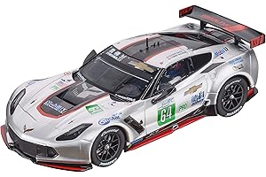 Carrera Chevrolet Corvette C7R No. 64 1:32 Scale Analog Slot Car Racing Vehicle Evolution Slot Car Race Tracks