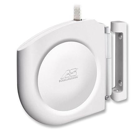 Schellenberg 50150 Aufschraubwickler Design Mini, weiß | Gurtwickler für die Aufputz-Montage