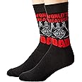Hyp Star Wars Darth Vader World's Greatest Dad Men's Crew Socks Size 6-12 Black