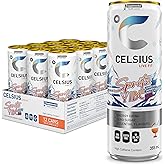 CELSIUS Sparkling Spritz Vibe, Zero Sugar Energy Drink, 355ml (Pack of 12)