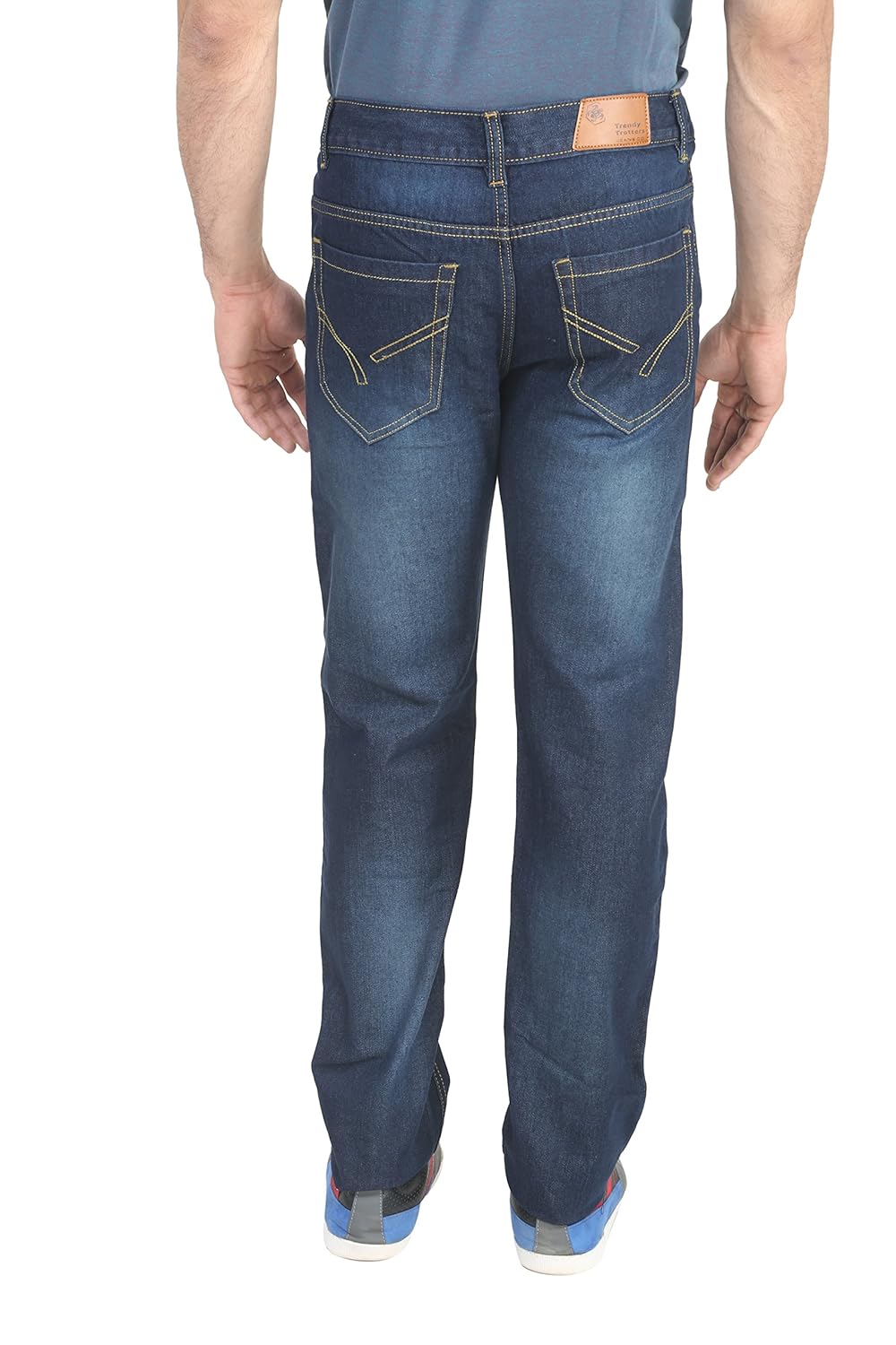 trendy trotters men's regular fit jeans