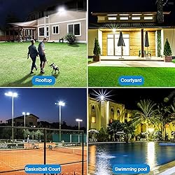 CREATESTAR LED Flood Lights Outdoor, 150W 15000LM
