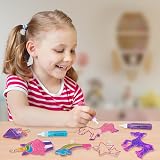 Imagimake Window Art Unicorn Craft Kit 16 Glass Paints Kids Window Suncatcher view 5