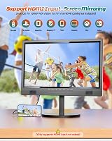 Desobry 19 Inch 1080p Portable TV DVB T2 Built-in Battery HDMI USB 12V view 4