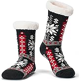 Cozylook Slipper Socks for Women Non Slip Fuzzy Thermal Cabin Socks Winter Warm