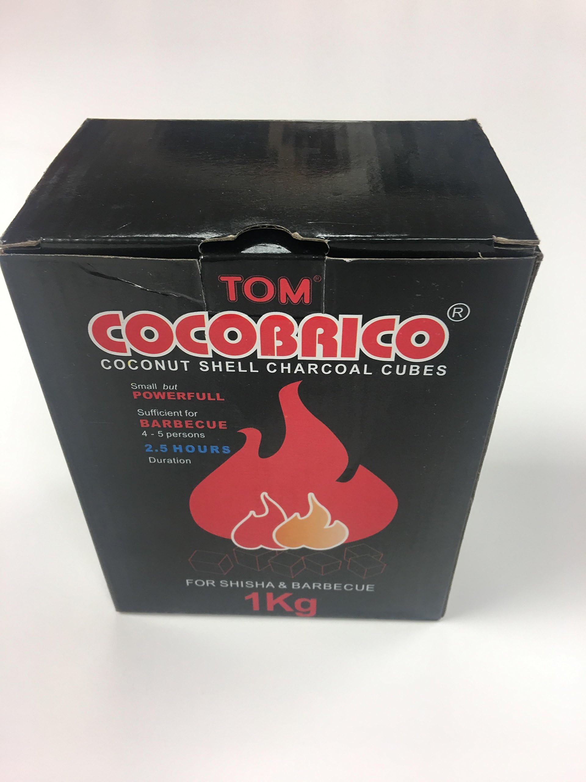COCOBRICO Coconut Shell Charcoal Cubes For Shisha & Barbecue