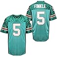 Mens Ray Finkle 5 Ace Ventura Pet Detective Jim Carrey Movie Football Jersey All Stitched Green S-XXXL (Green, Large)