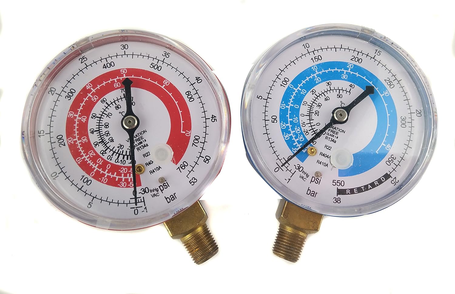 Wisepick Refrigerant Low and High Pressure Gauges for Air Conditioner